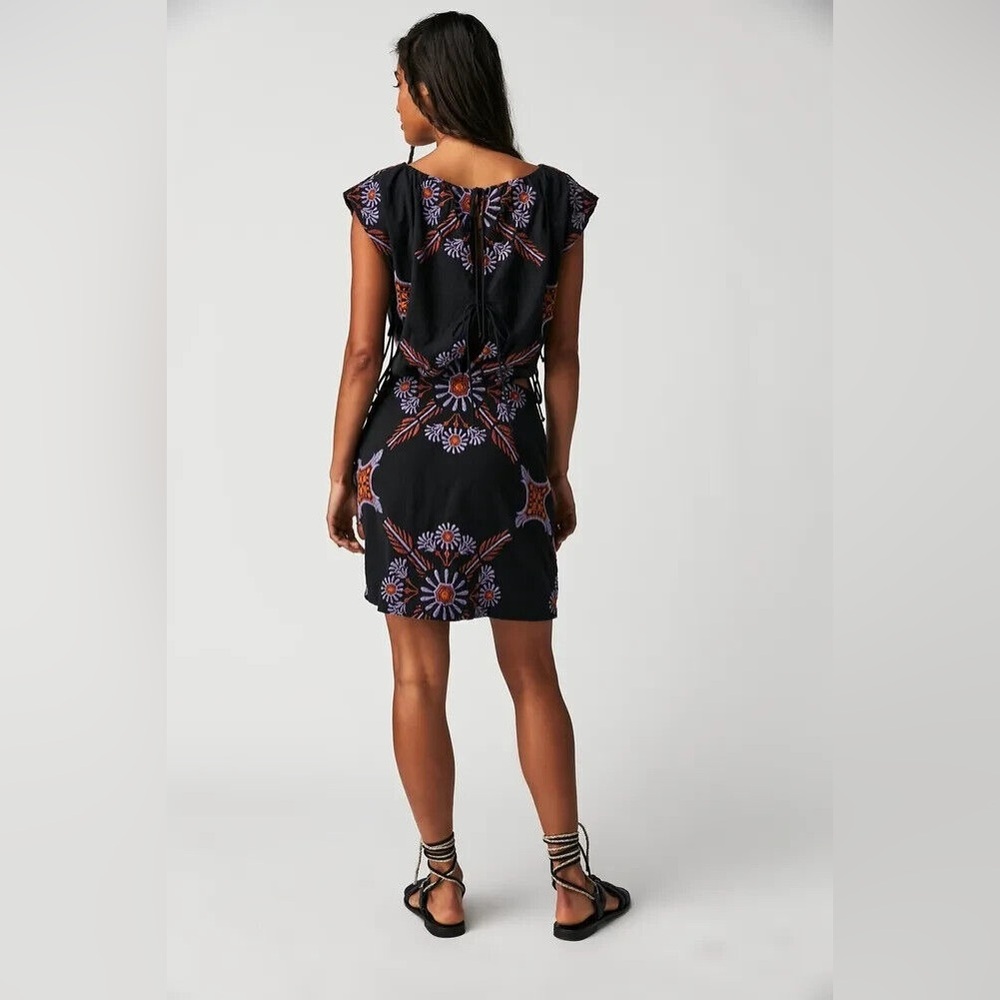 NWT Free People Sardinia Sun Mini Dress size 10 - Picture 3 of 14